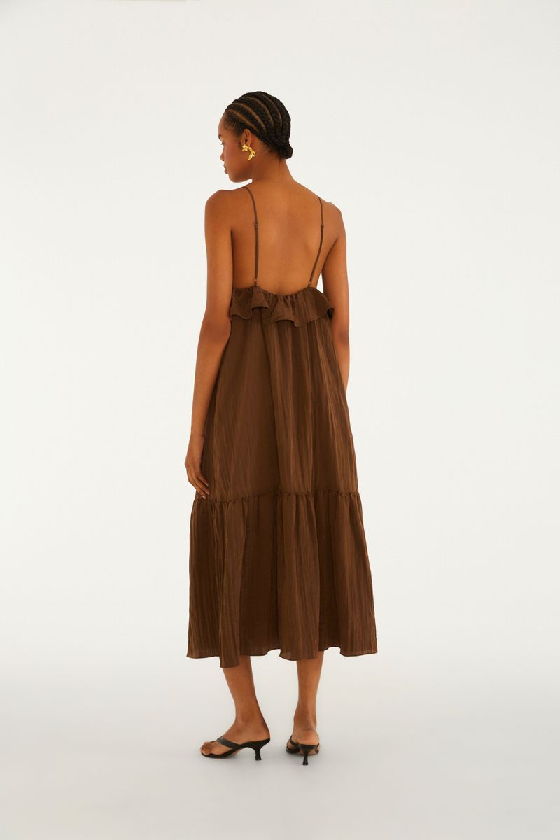 Vestido Fluido Midi