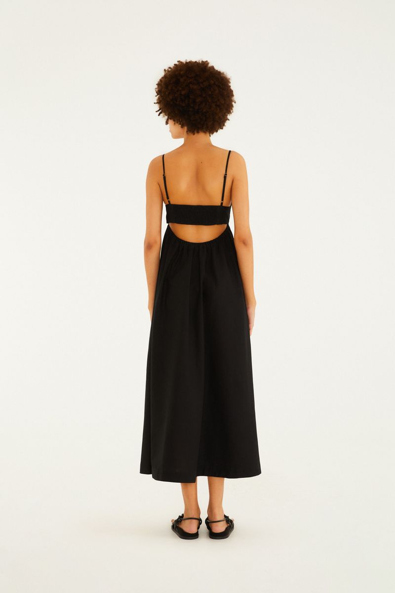 Vestido Cropped Pregas