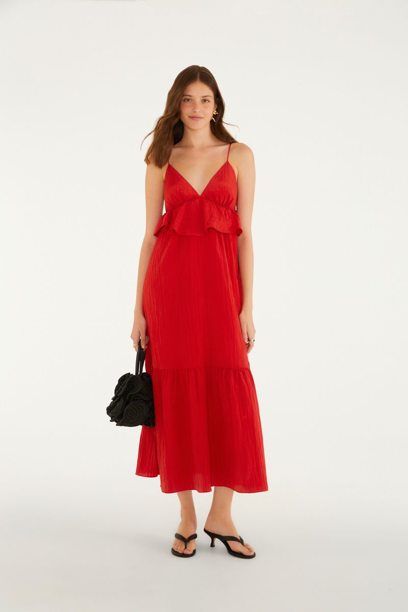 Vestido Fluido Midi
