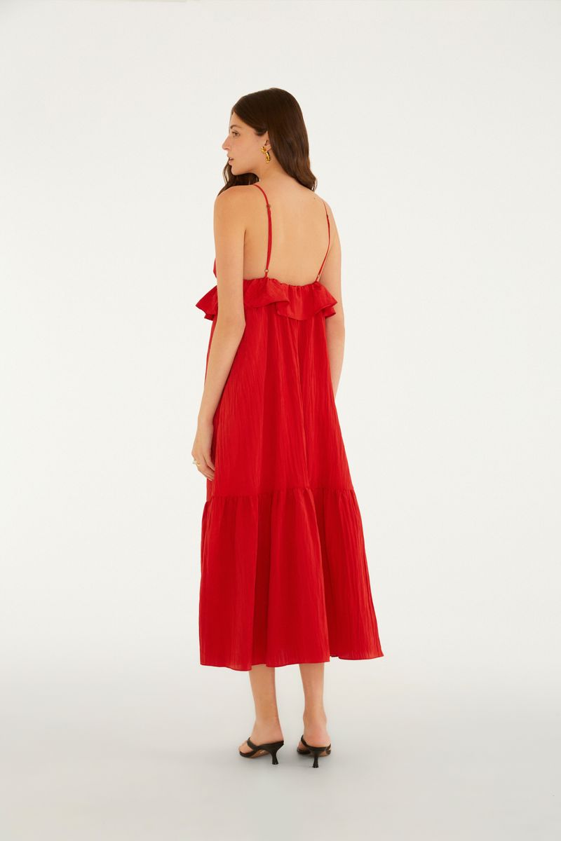 Vestido Fluido Midi