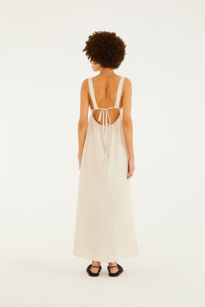 Vestido Cropped Estampado Vila Teresa