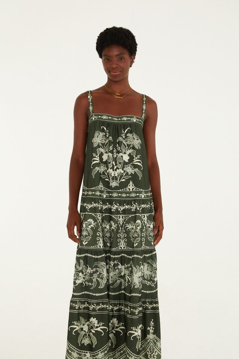 Vestido Cropped Estampado Lais