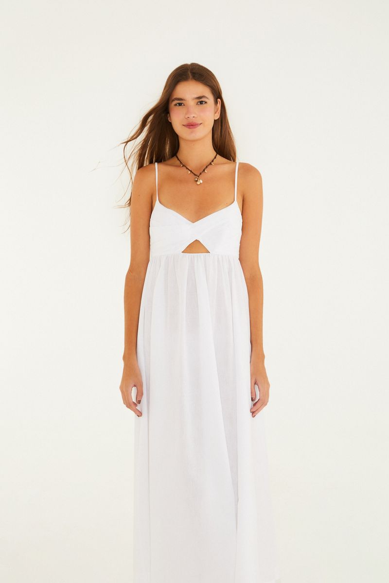 Vestido Cropped Pregas