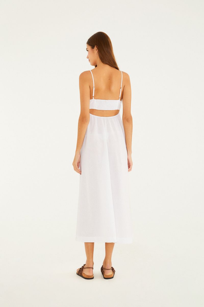 Vestido Cropped Pregas