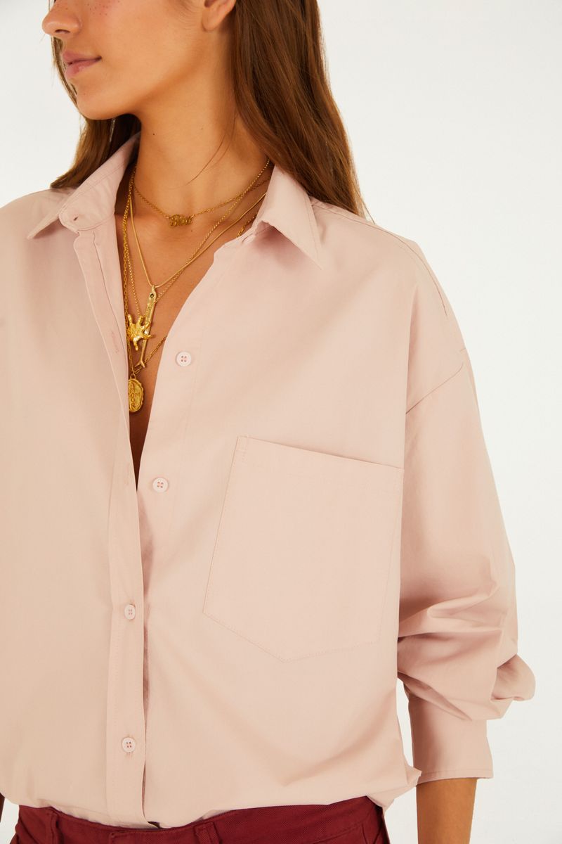 Camisa Over Bolso