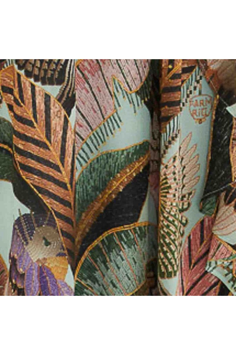 Vestido Longo Estampado Paraíso Das Aves