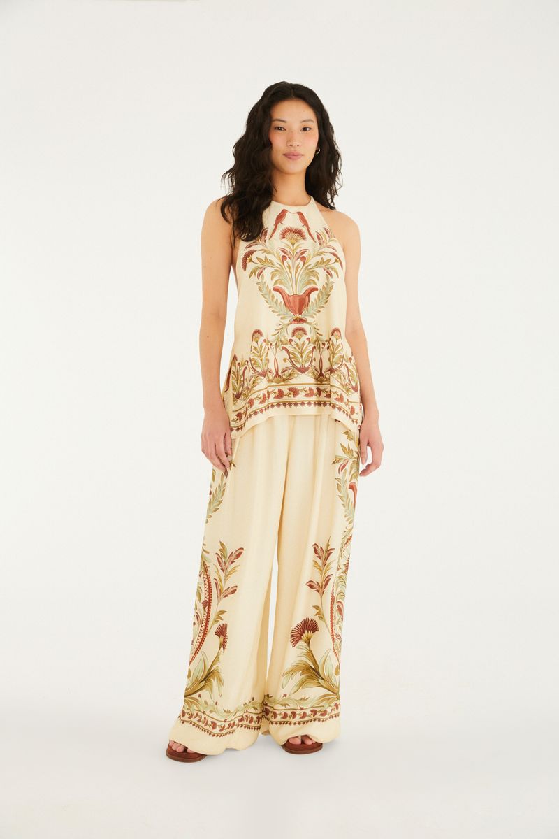 Regata Estampada Jardim Louise