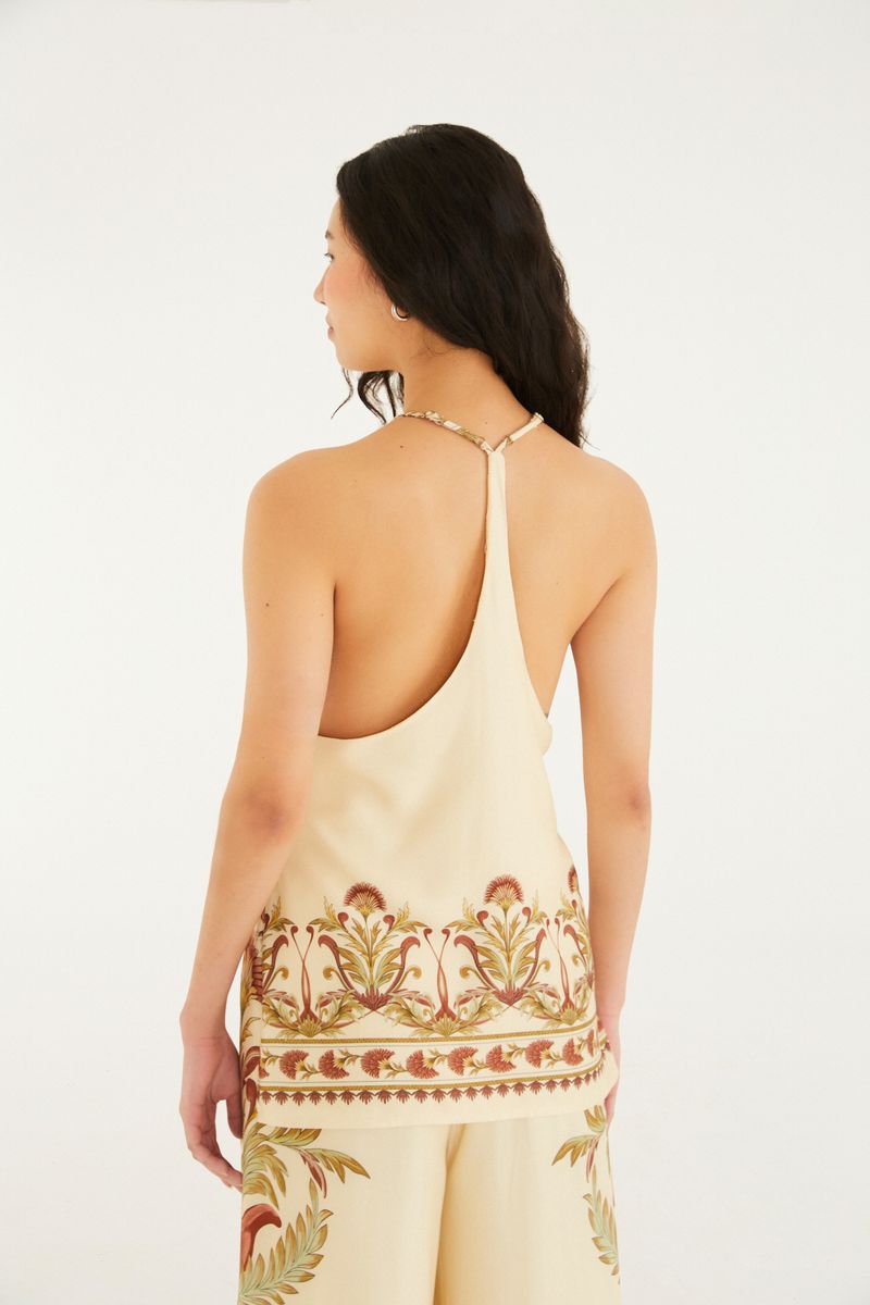 Regata Estampada Jardim Louise