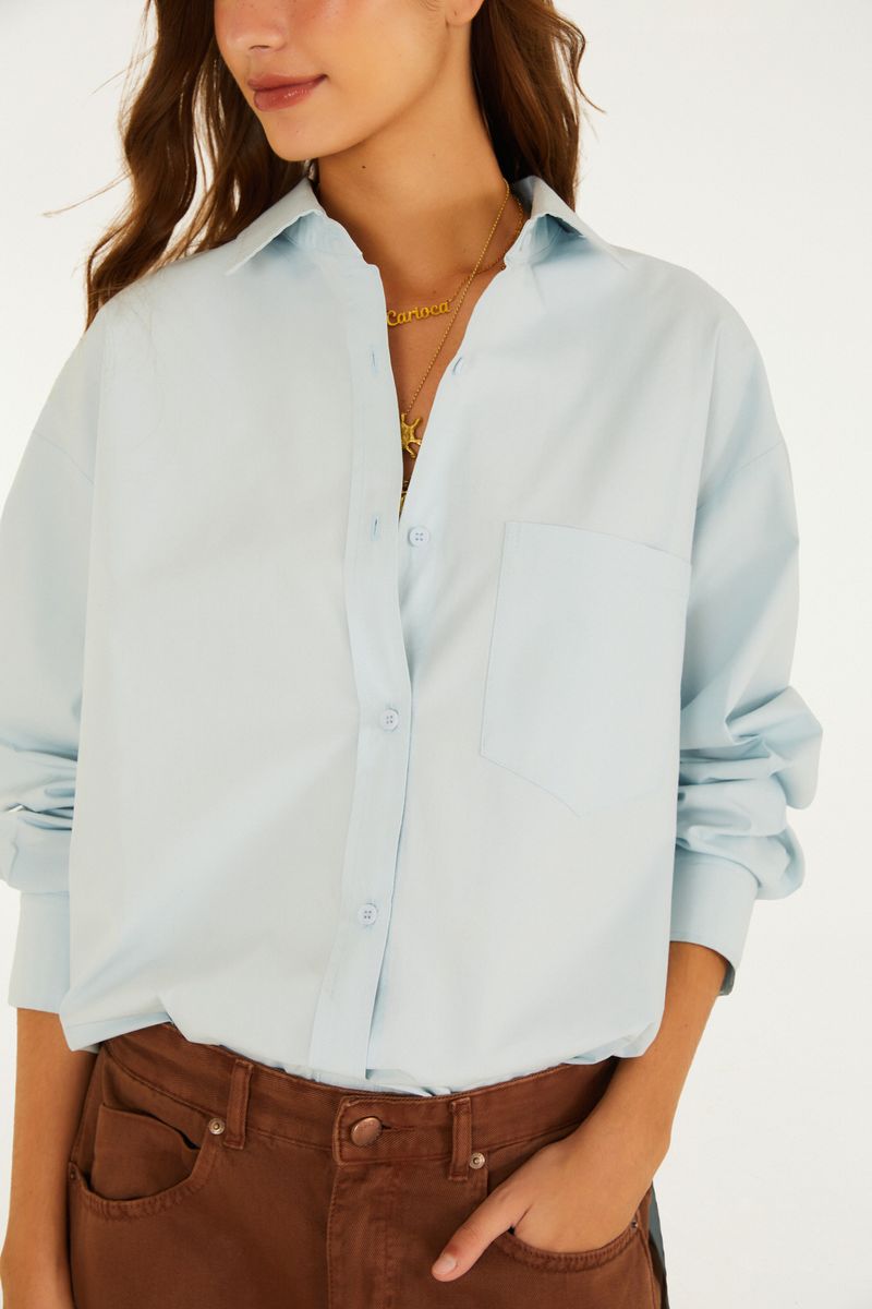 Camisa Over Bolso