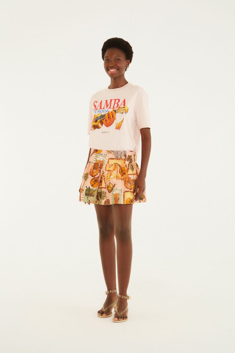 T-Shirt Media Samba De Roda