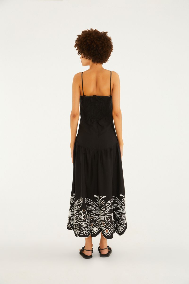 Vestido Richelieu Asa De Borboleta