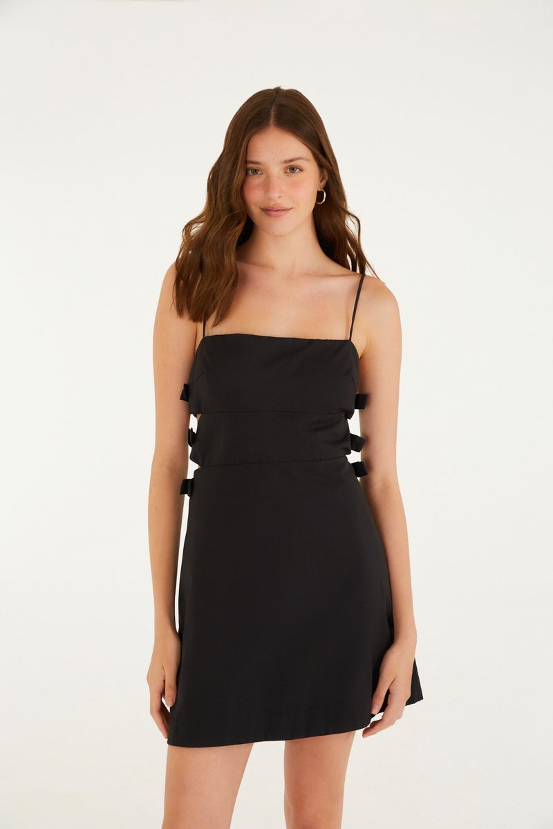 Vestido Laços Curto