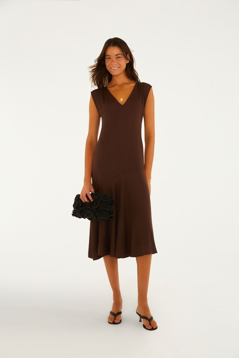 Vestido Amplo Midi