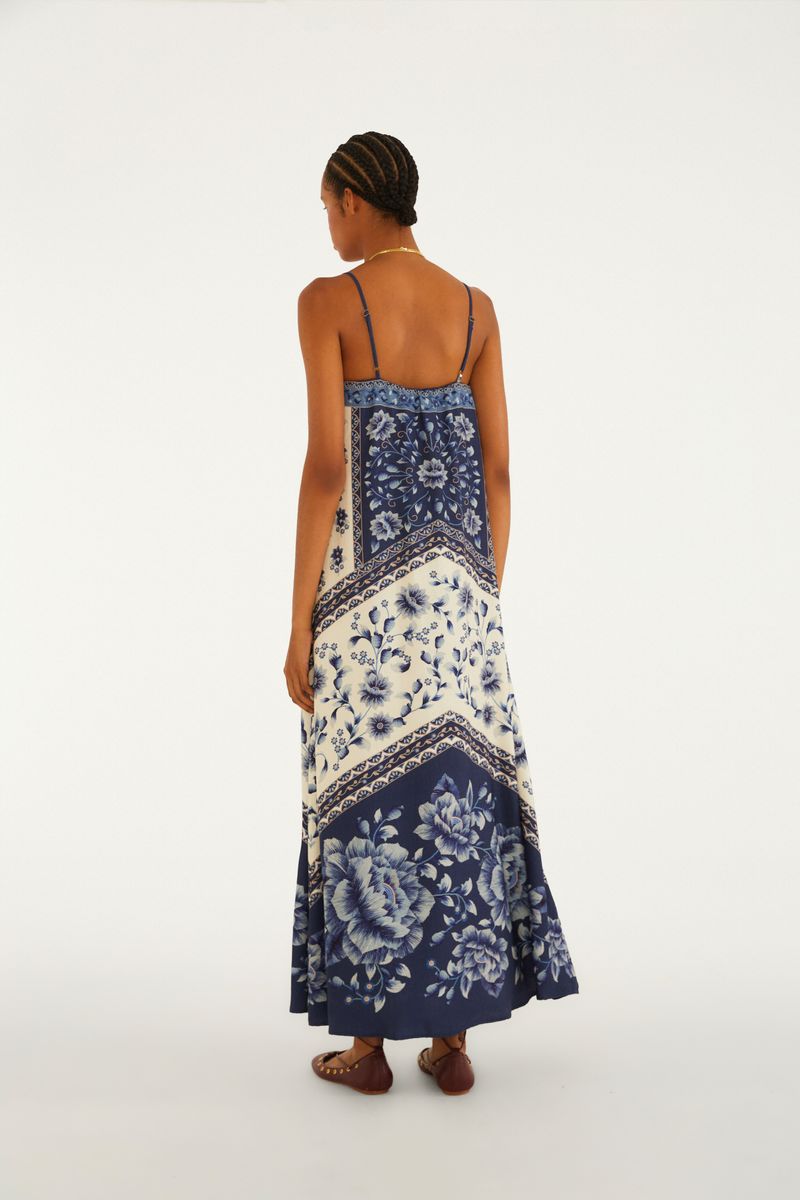 Vestido Cropped Estampado Nara