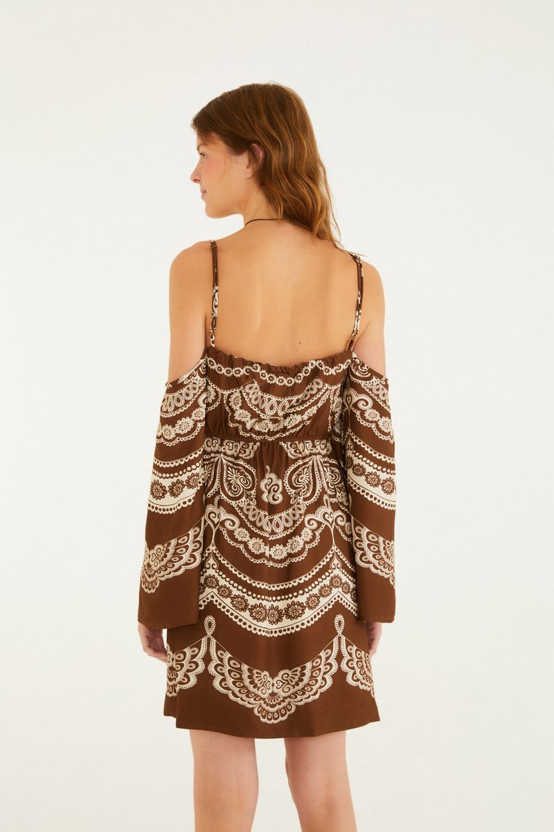 Vestido Curto Estampado Nicole