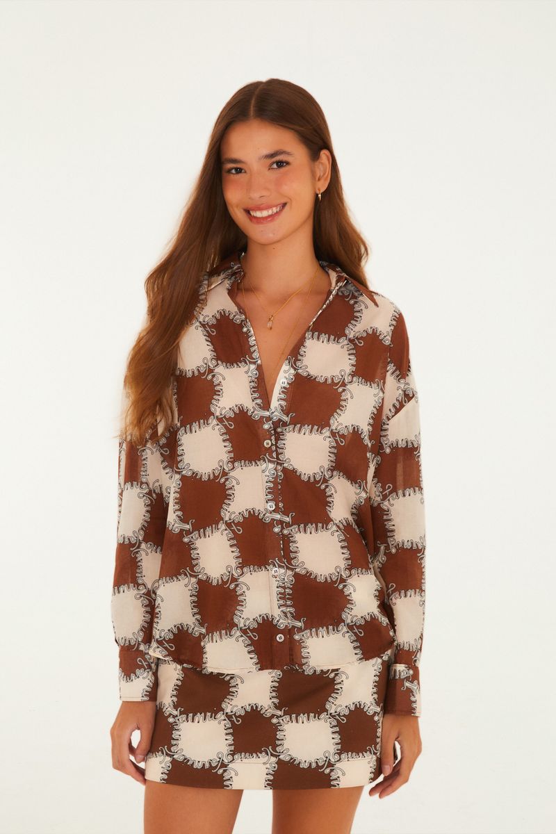 Camisa Estampada Ritmo Carioca