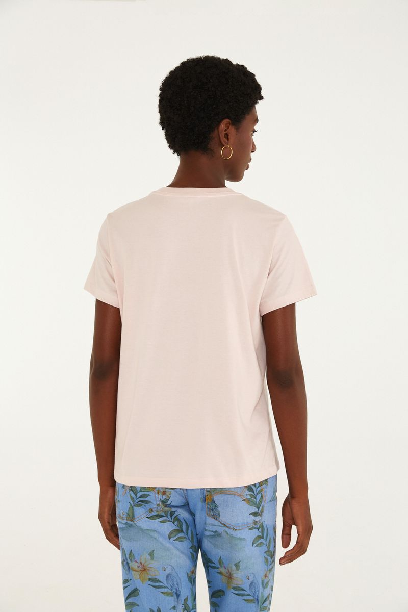 T-Shirt Fit Mapa Farm Rio Rosa