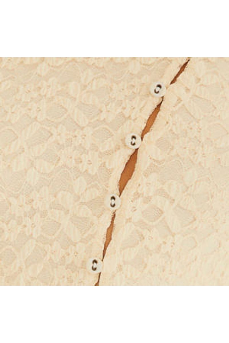 Vestido Túnica Botões Renda