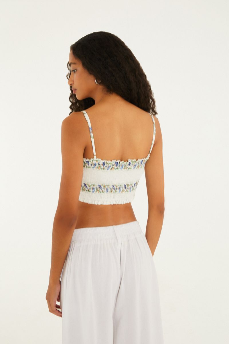 Top Lastex Estampado Elsa