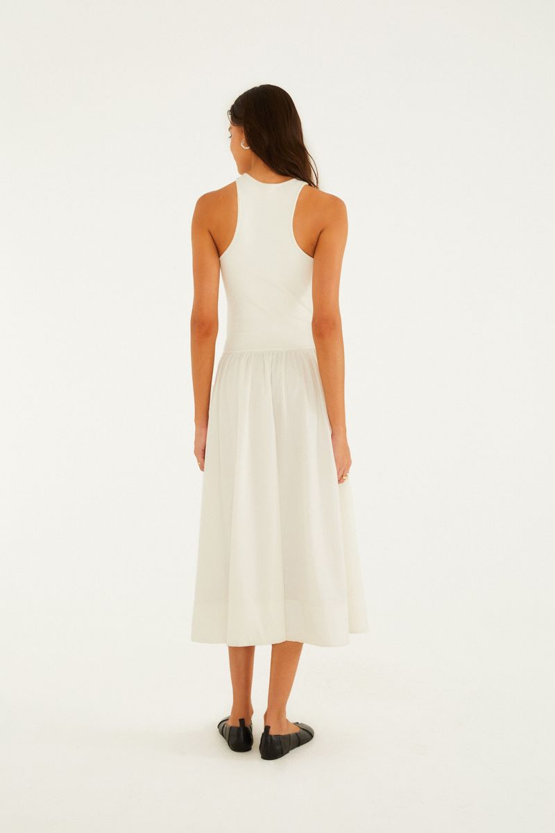 Vestido Midi Godê Estampado Pássaros Brasil