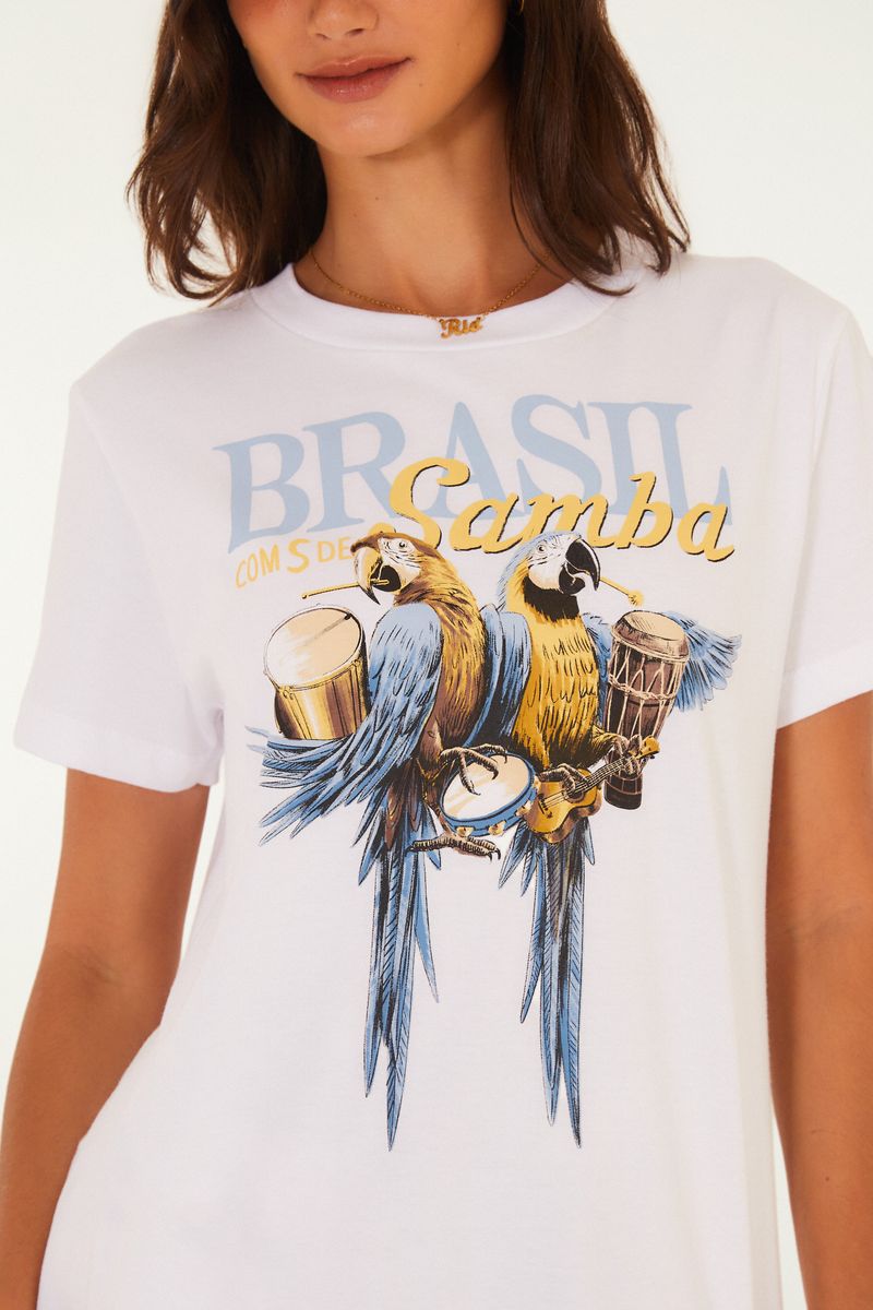 T-Shirt Fit Brasil Samba
