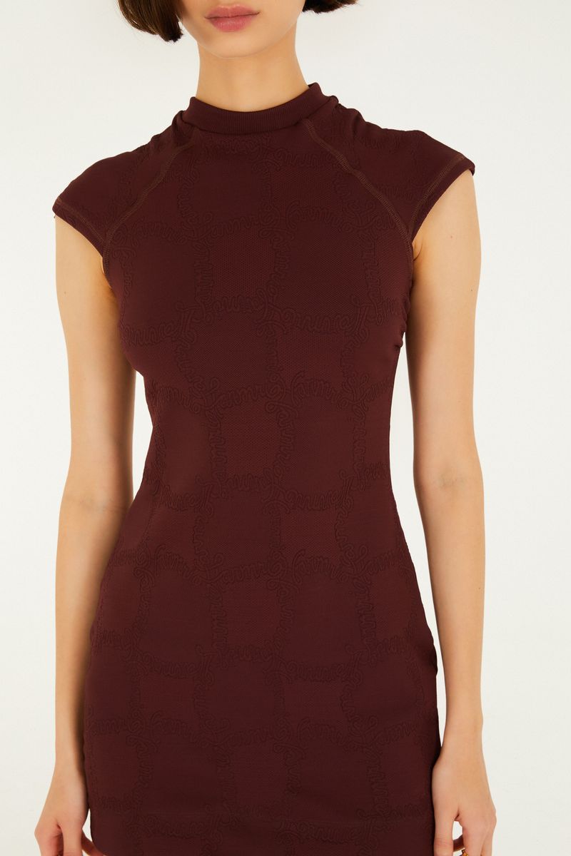 Vestido Curto Textura Ritmo Carioca