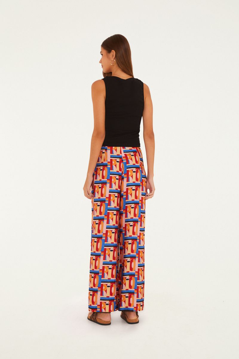 Calça Estampada Rio Gráfico