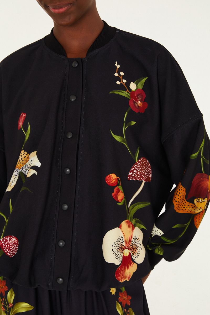 Casaco Estampado Floral Diva