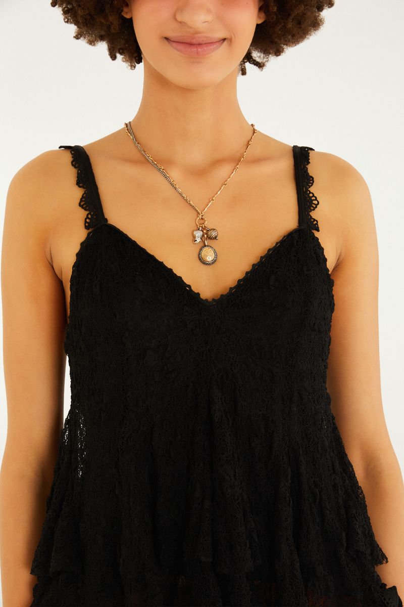 Blusa Nesgas Rendada