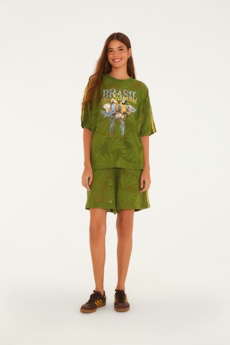 T-Shirt Renda Brasil Samba
