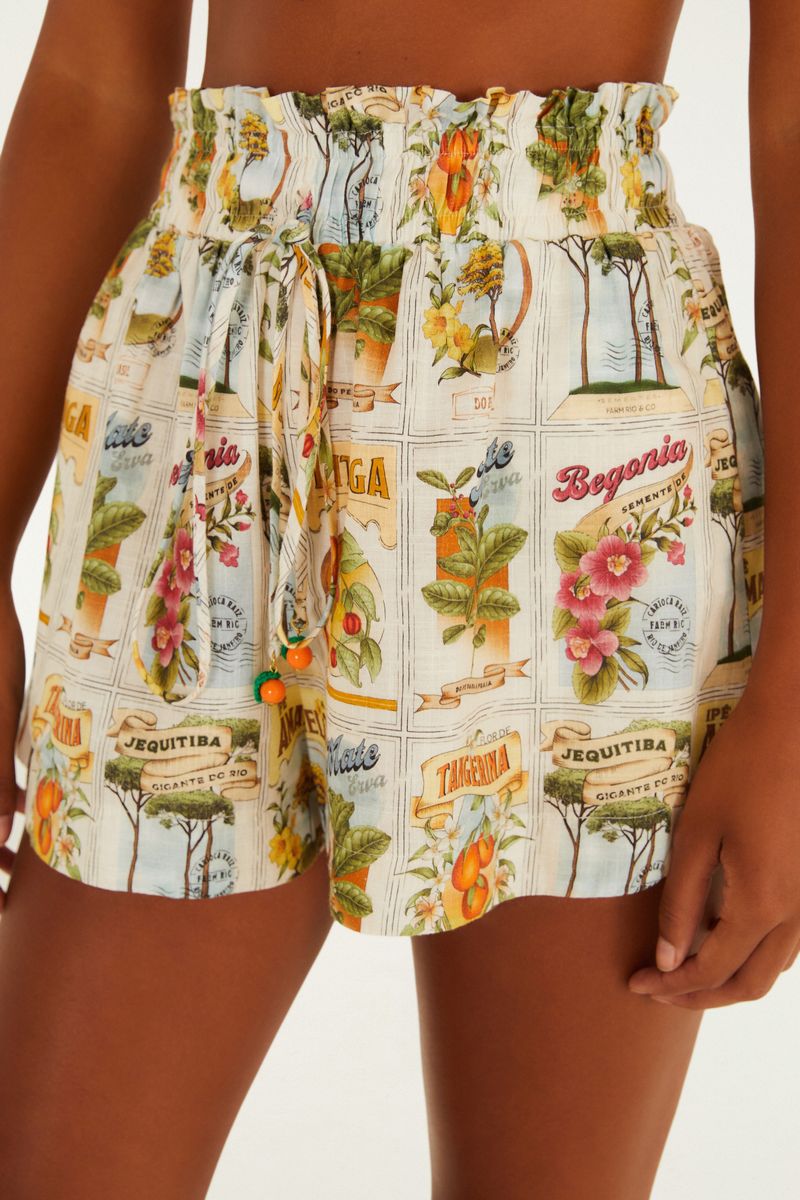Short Estampado Selinhos