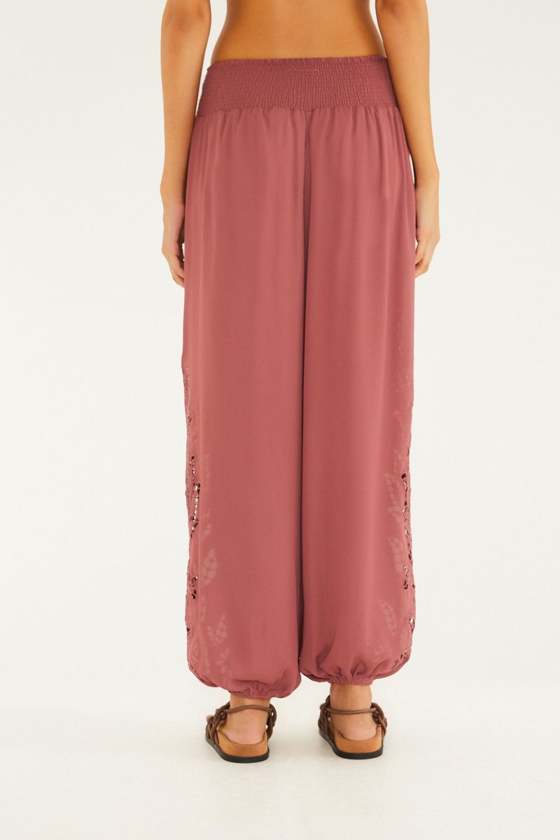 Calça Aladim Richelieu Tulipas