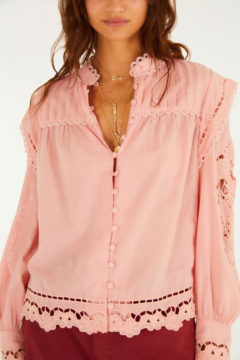 Blusa Artesanal Richelieu Lenço