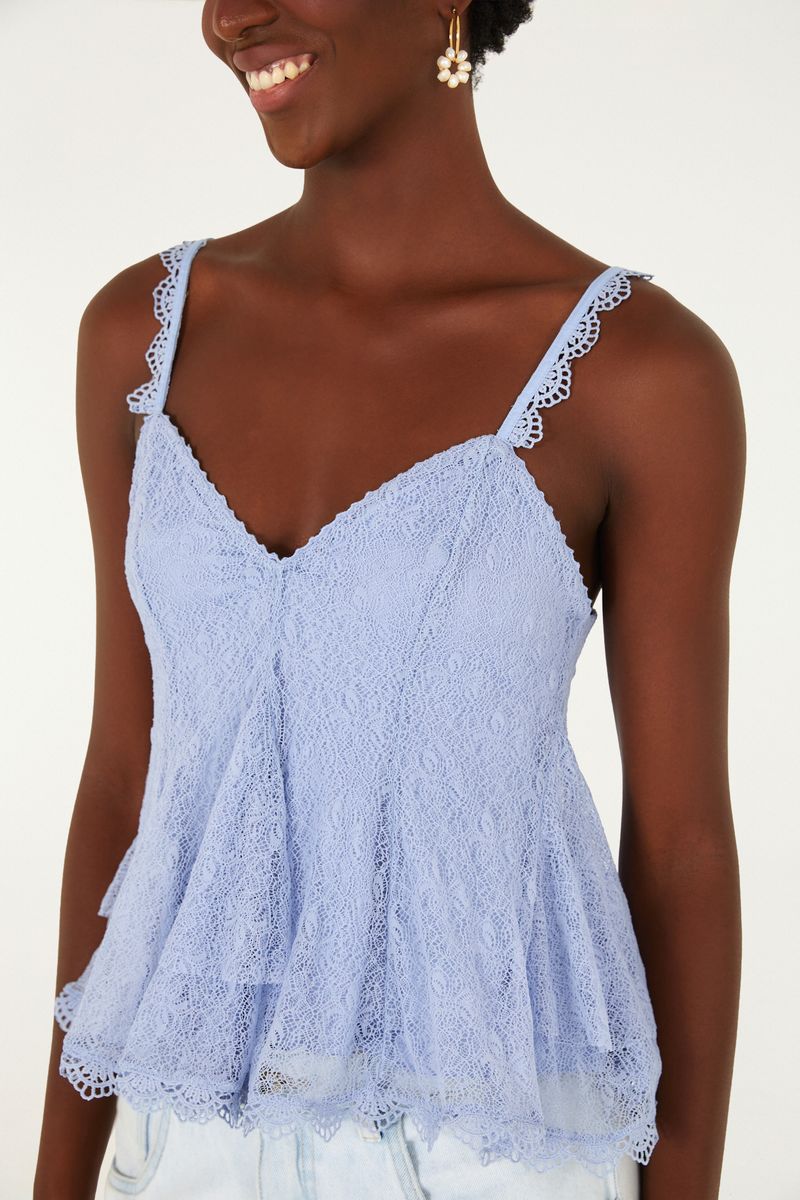 Blusa Nesgas Rendada