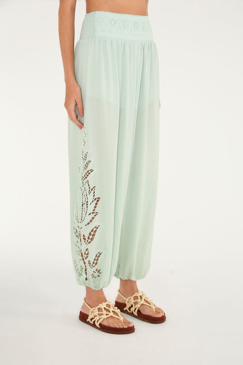 Calça Aladim Richelieu Tulipas
