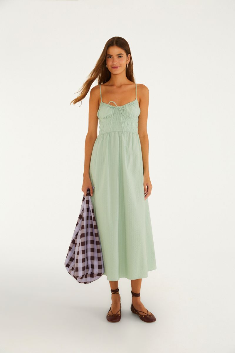 Vestido Alcinhas Midi