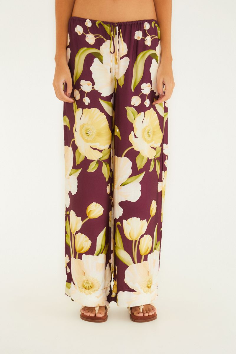 Calça Estampada Floral Lola