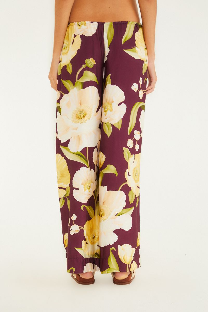 Calça Estampada Floral Lola