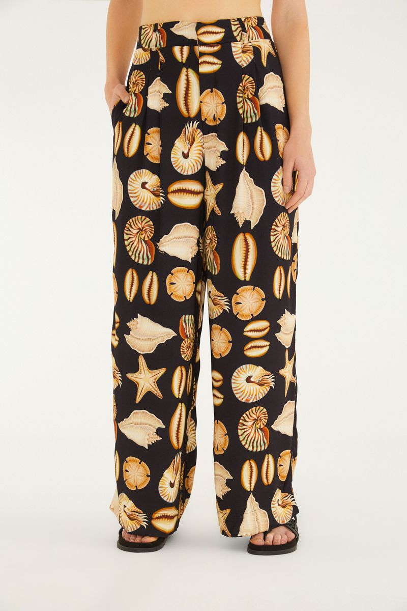 Calça Estampada Conchas