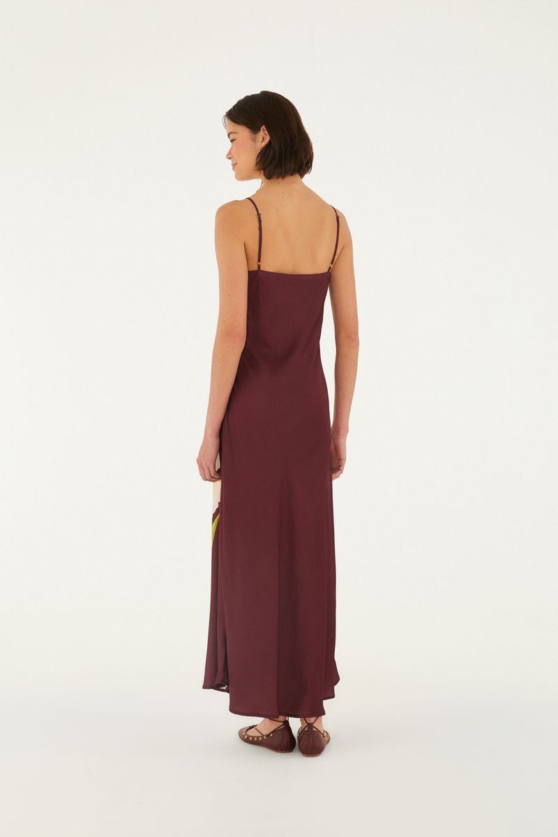 Vestido Cropped Estampado Papoula