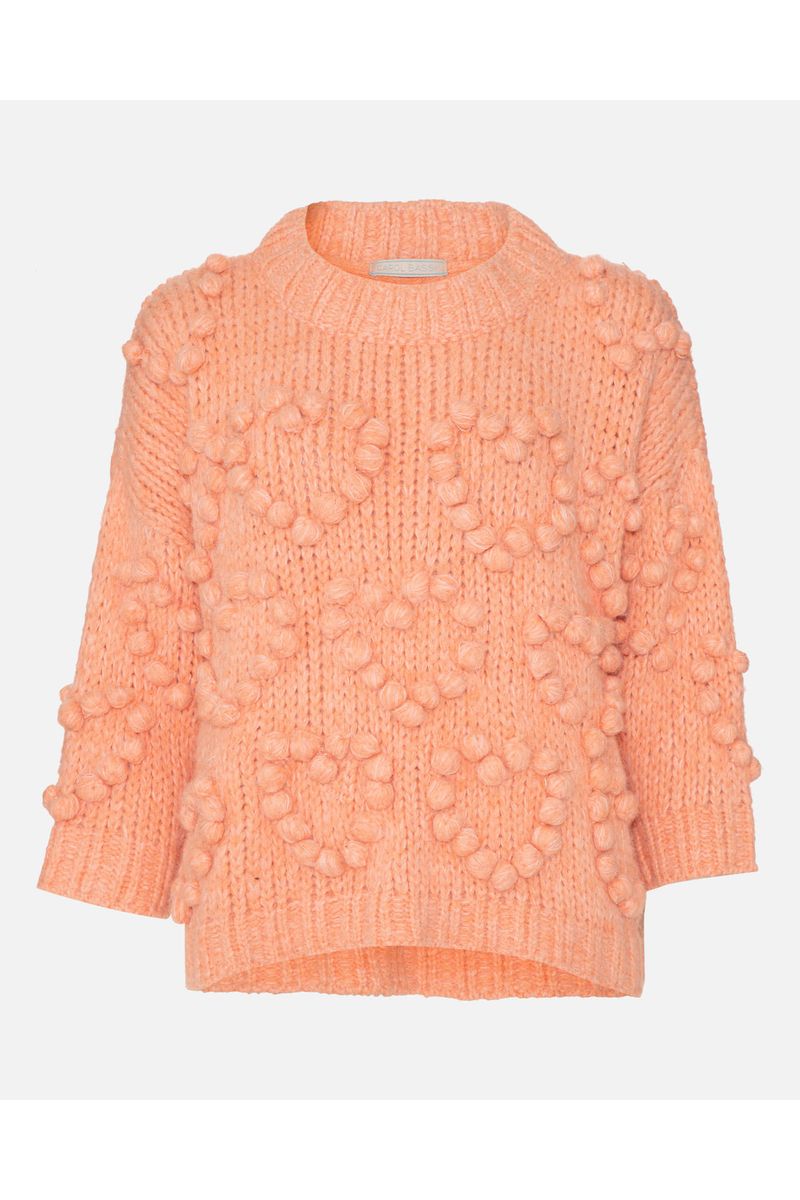 Blusa Tricot Crystal Pessego