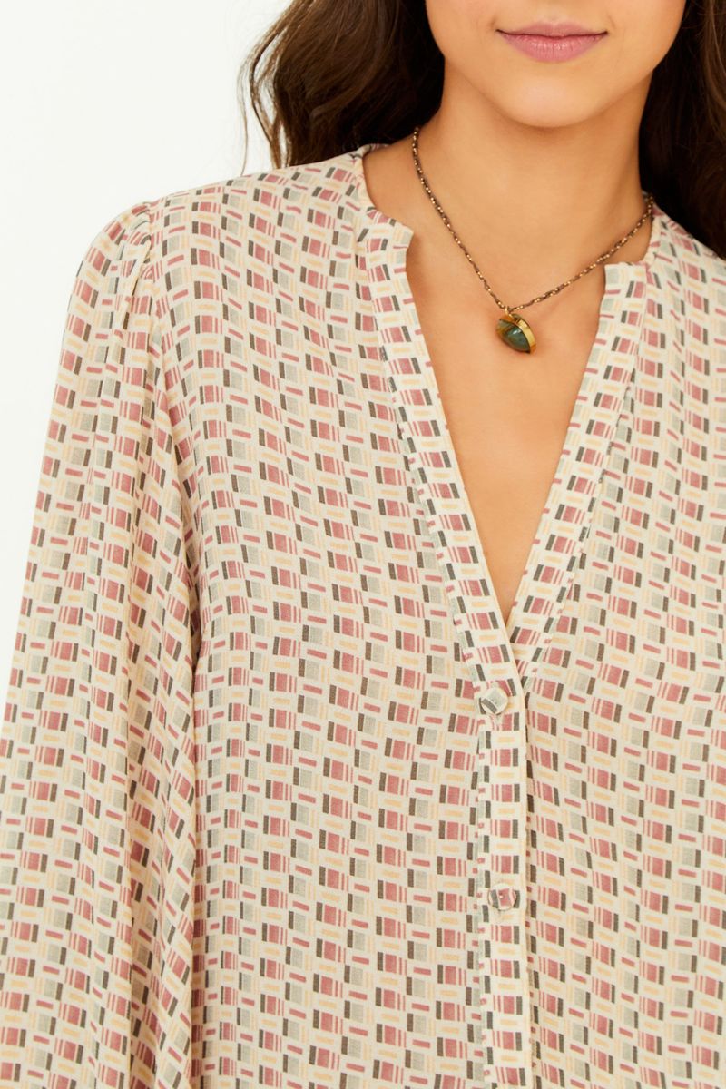 Camisa Ggt Estampa Mosaic