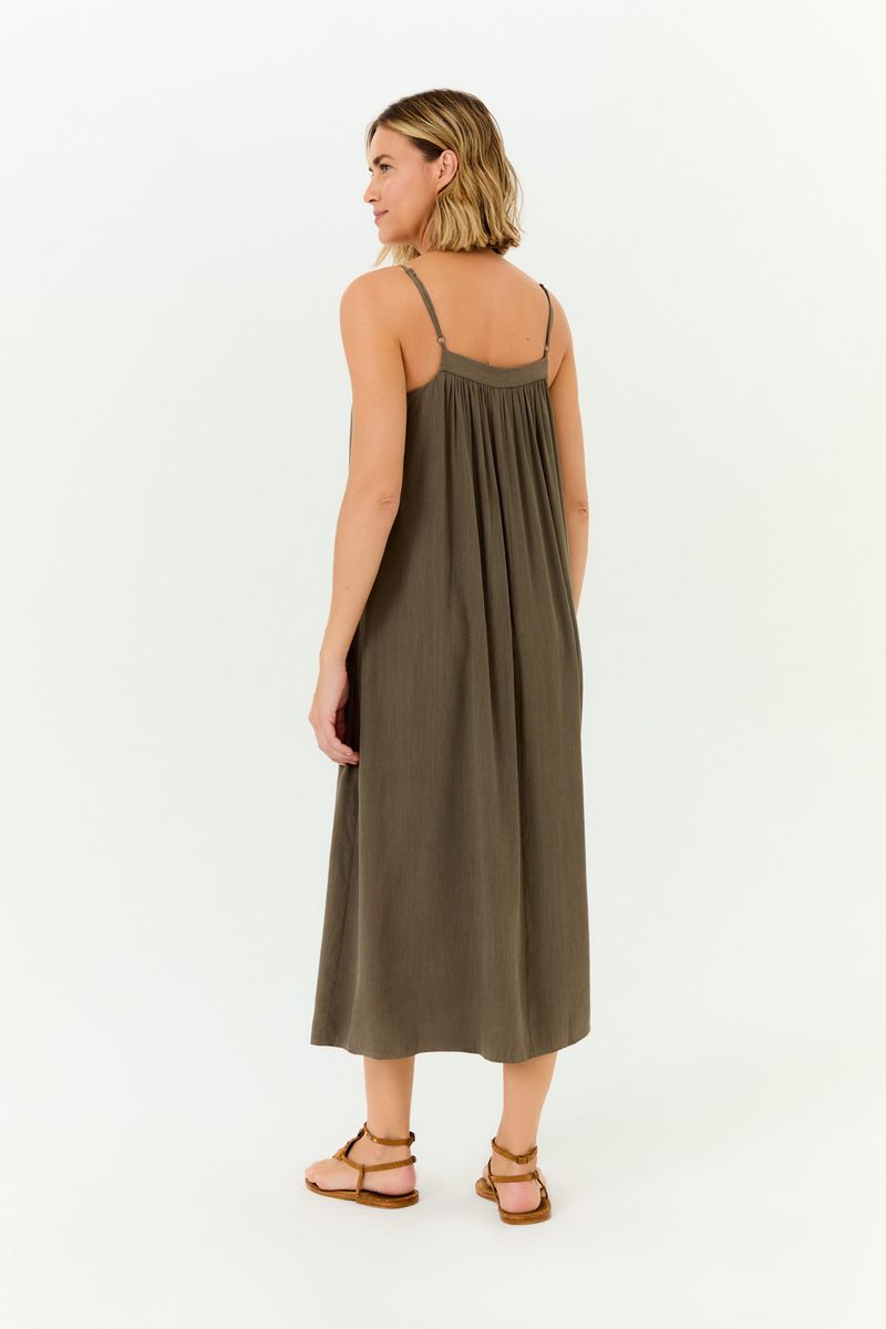 Vestido Midi Gota Metais