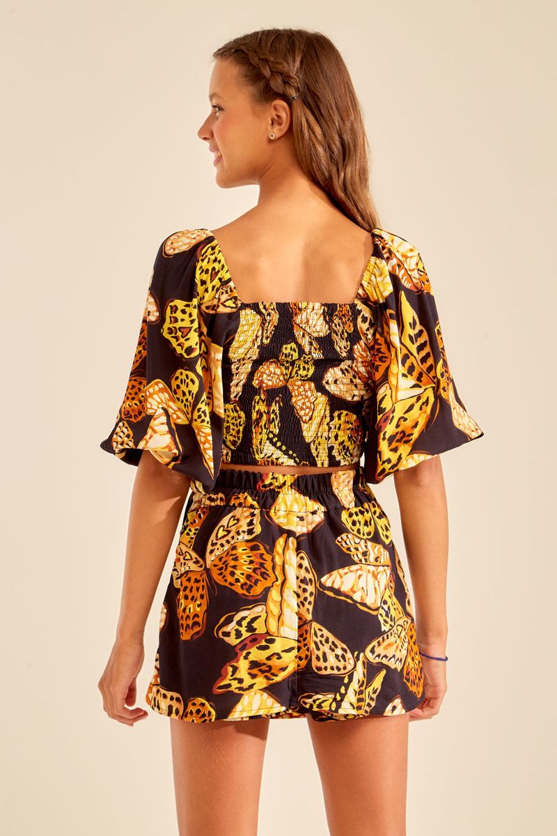 Blusa Estampa Borboamor - Est Borboamor