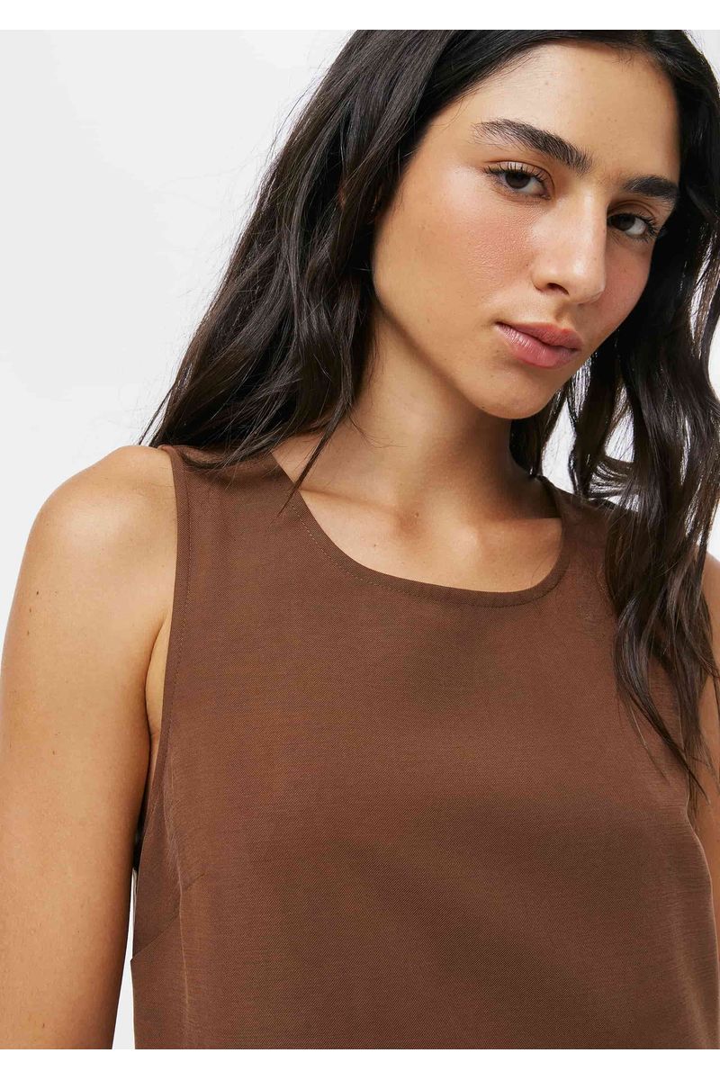 Vestido Midi Peach Touch Evasê