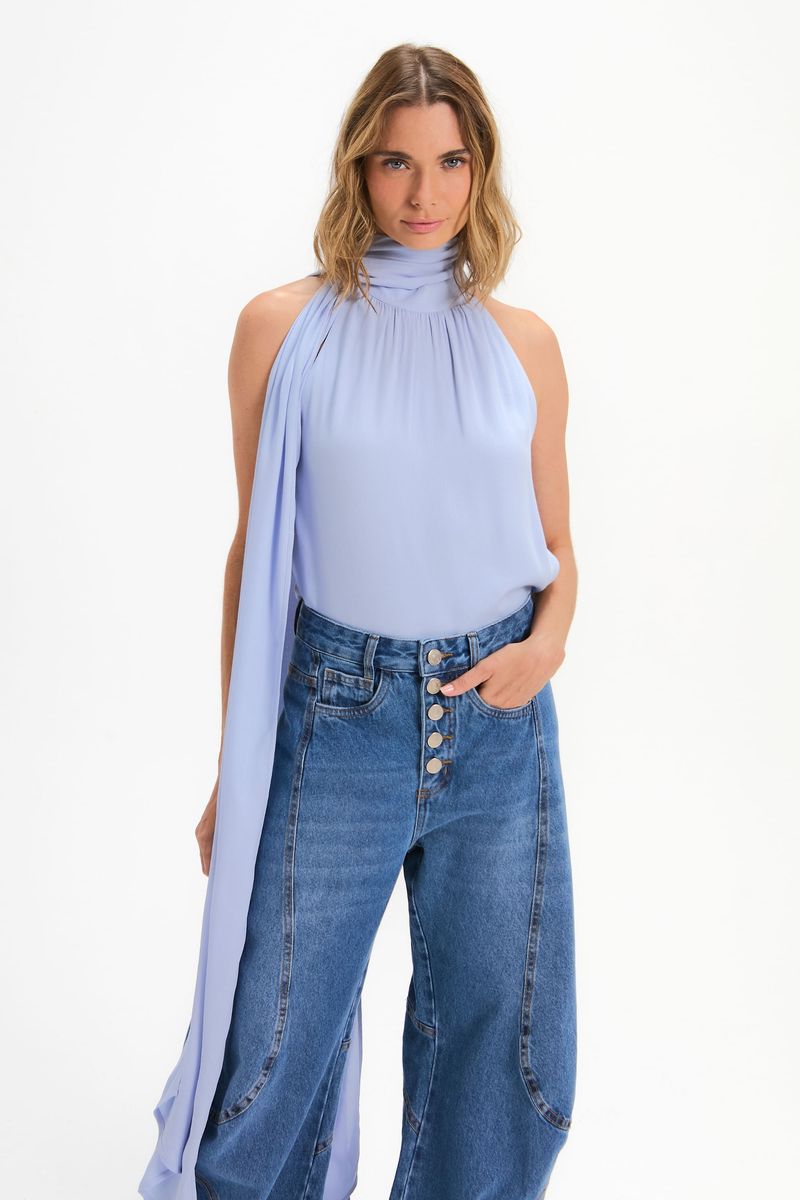 BLUSA AMANDA AZUL CIEL