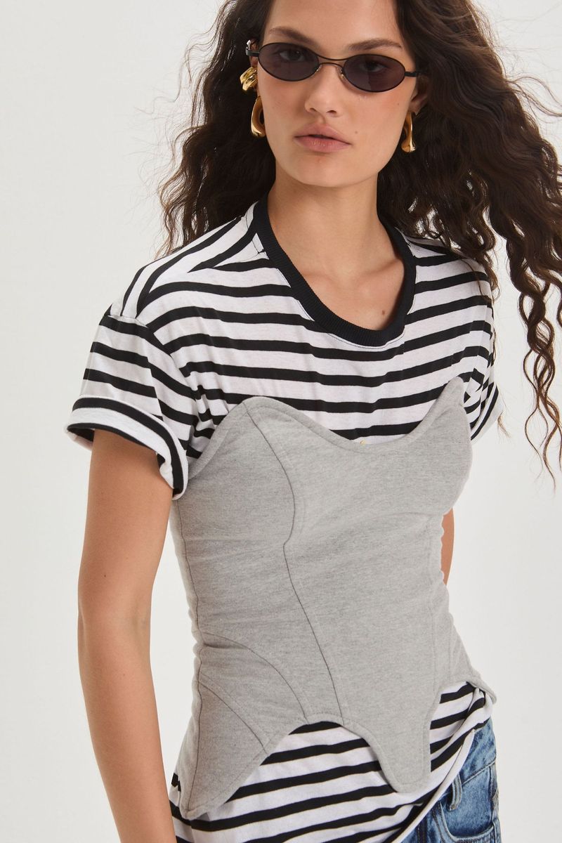 CORSELET MARINA MEDIUM GREY MELANGE
