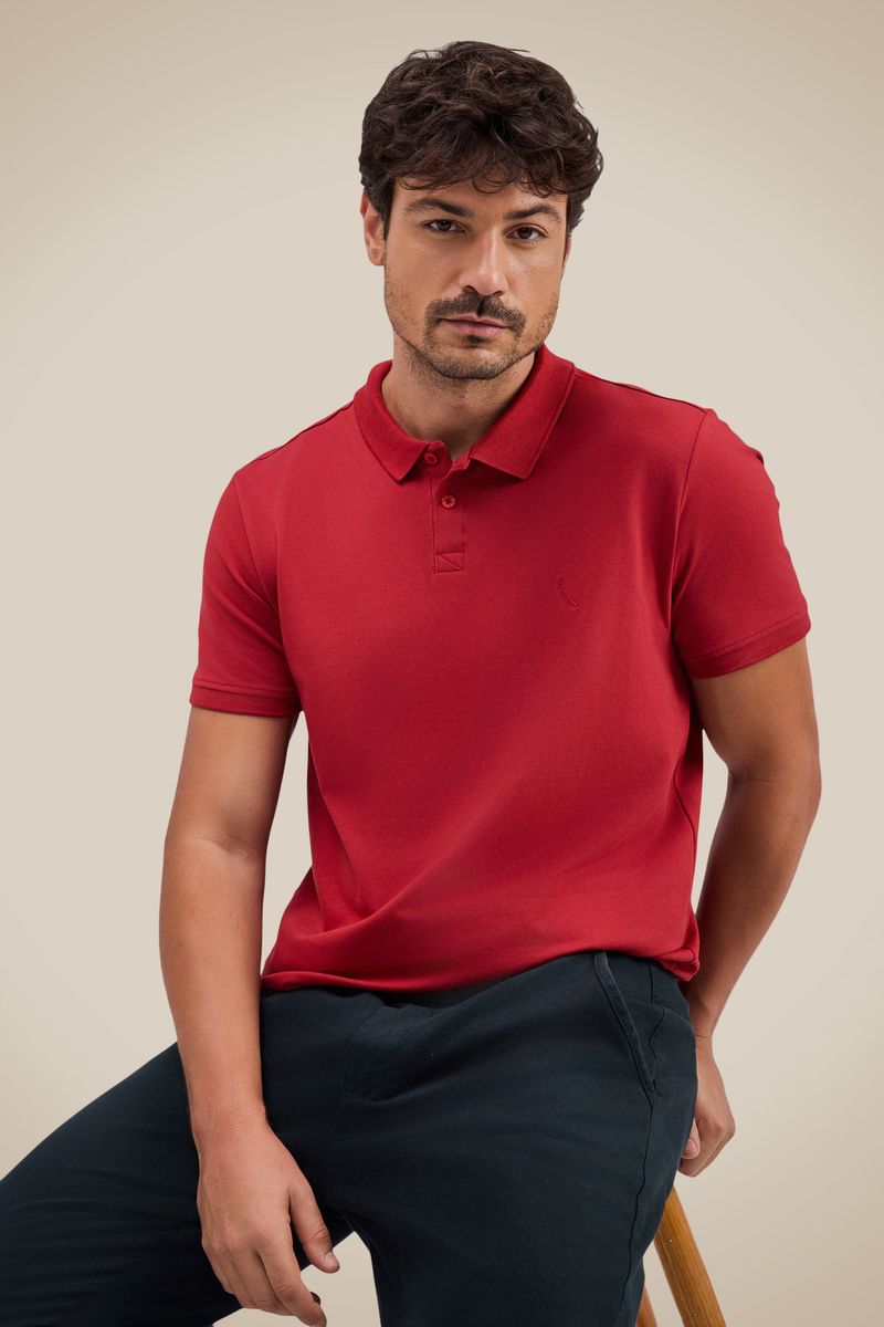 Polo Pima Piquet Elastano