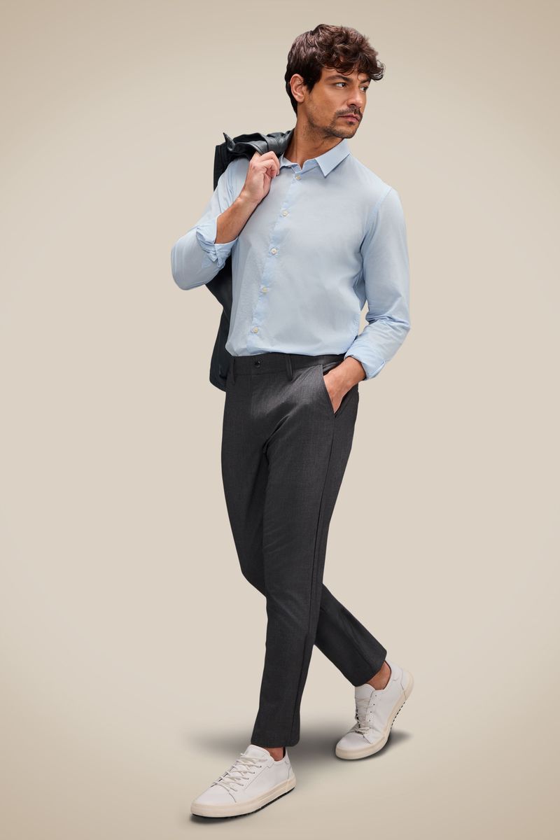 Camisa Ml Enxuto Micro Vichy