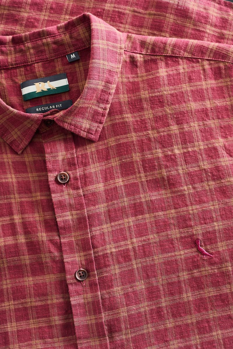 Camisa Ml Flame Xadrez River